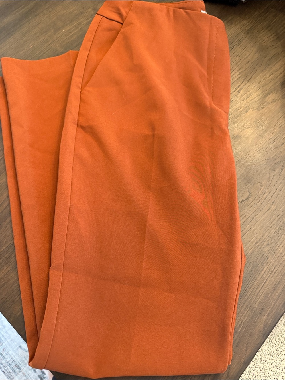 Burnt Orange Tailored Pants by tyler madison